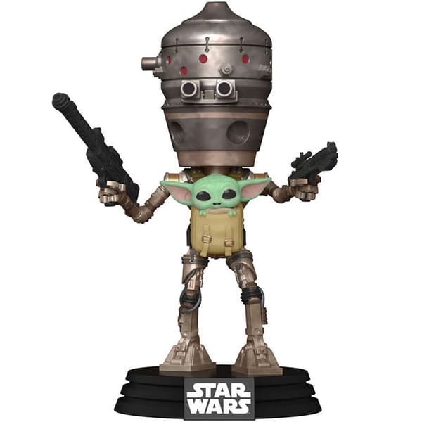 Funko Figur Pop And Tee Star Wars Ig-11 With The Child Exclusive Flerfarvet S