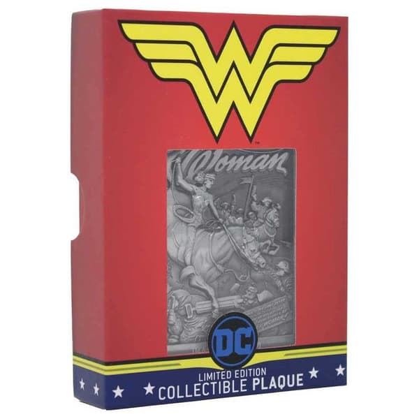 Fanattik 12x9 Cm Wonder Woman Ingot Gylden,Søvfarvet