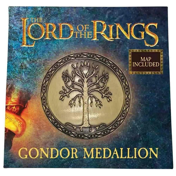 Fanattik Gondor 10 Cm The Lord Of The Rings Medallion Guld