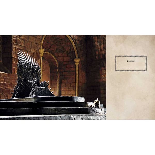 Insight Iron Throne 21 Cm Game Of Thrones Notebook Grå