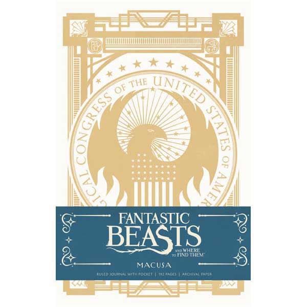 Insight Macusa Logo 21 Cm Fantastic Beasts Notebook Kultainen