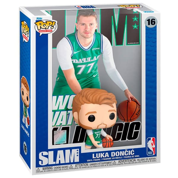 Funko Pop Cover Slam Nba Luka Doncic Figure Durchsichtig