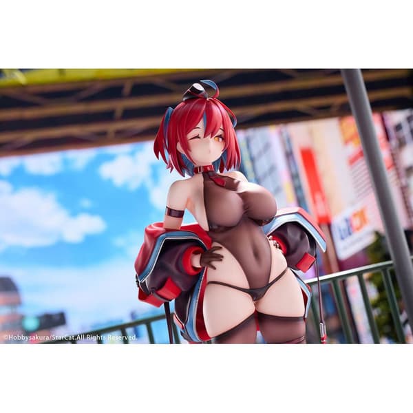 Hobby Sakura Staty Pvc 1/6 Rainbow Red Apple Illustrated By Starcat 29 Cm Original Illustration