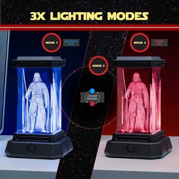 Star Wars Holografinen Valo Darth Vader Pinkki