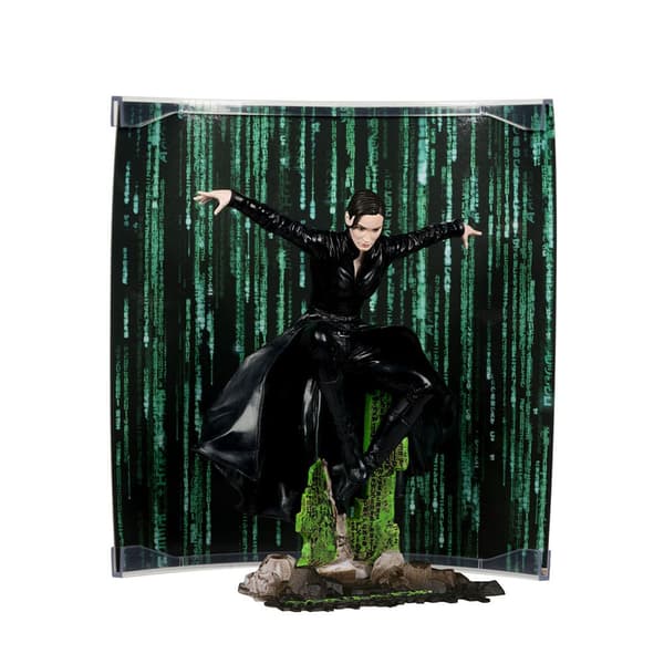 Mcfarlane Toys Matrix Movie Maniacs Trinity 15 Cm Kuvio