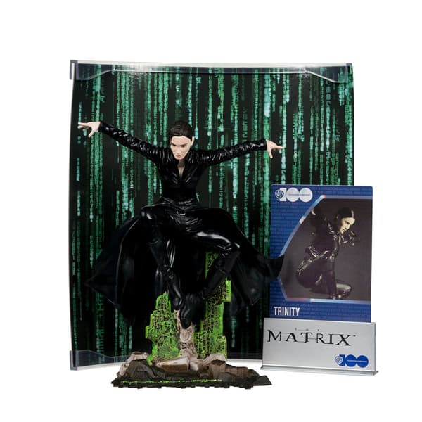 Mcfarlane Toys Matrix Movie Maniacs Trinity 15 Cm Kuvio