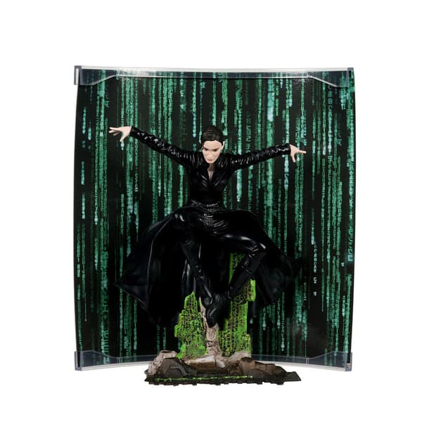 Mcfarlane Toys Matrix Movie Maniacs Trinity 15 Cm Kuvio