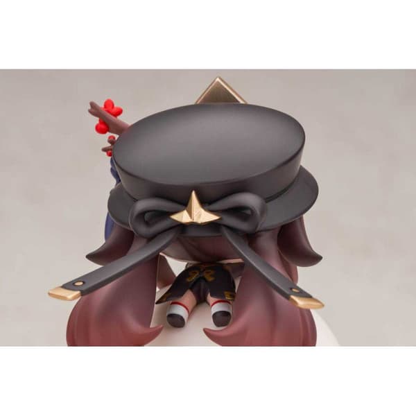 Apex Genshin Impact Pvc Statue Hu Tao Chibi Chara Yurayura Stand Ver 10 Cm Figure