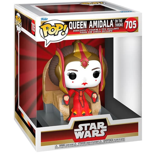 Funko Pop Deluxe Star Wars Dronning Amidala På Tronen