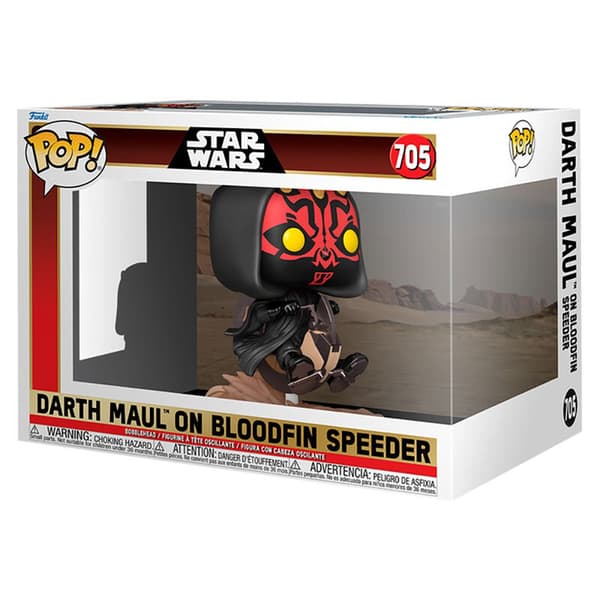 Funko Pop Rides Deluxe Star Wars Darth Maul På Bloodfin Speeder