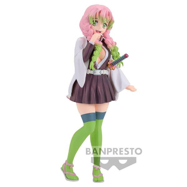Banpresto Mitsuri Kanroji Glitter & Glamorous Demon Slayer Kimetsu No Yaiba 22 Cm Figur