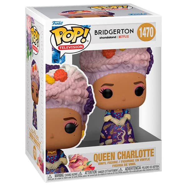 Funko Pop Bridgerton Queen Charlotte Pinkki