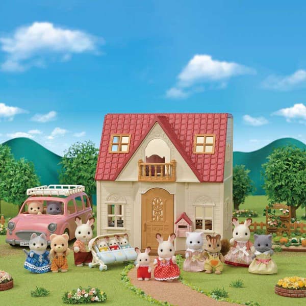 Epoch Sylvanian Families Country House-figurer