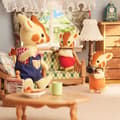 Miniatyrbillede 3 af 7: Epoch Sylvanian Families Giraf-familiefigurer
