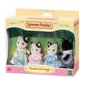 Pikkukuva 3 / 3: Epoch Sylvanian Families Tuxedo Cat Family -hahmot