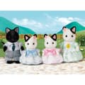 Pikkukuva 2 / 3: Epoch Sylvanian Families Tuxedo Cat Family -hahmot