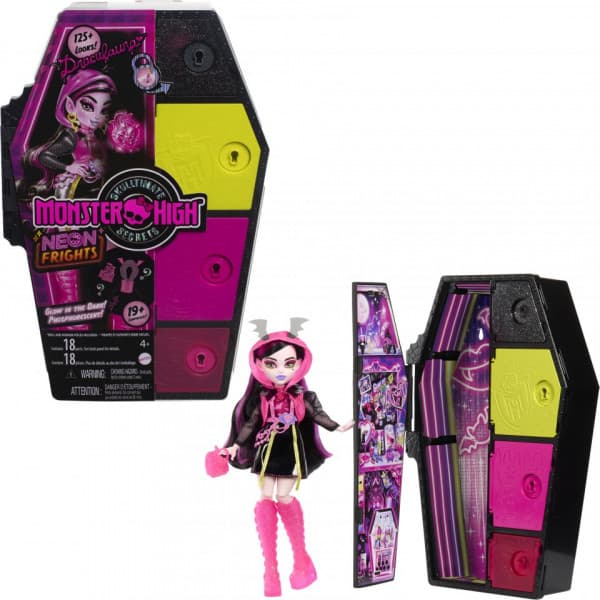 Monster High Skulltimate Secrets: Neon Frights Draculaura - modedukke