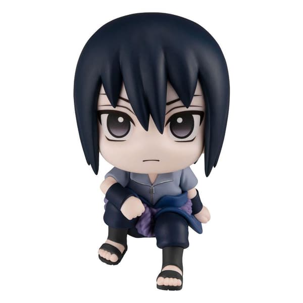 Megahouse Naruto Shippudenin Pvc-patsas Uchiha Sasuke 11 Cm Sininen