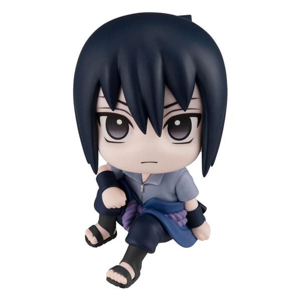 Megahouse Naruto Shippudenin Pvc-patsas Uchiha Sasuke 11 Cm Sininen