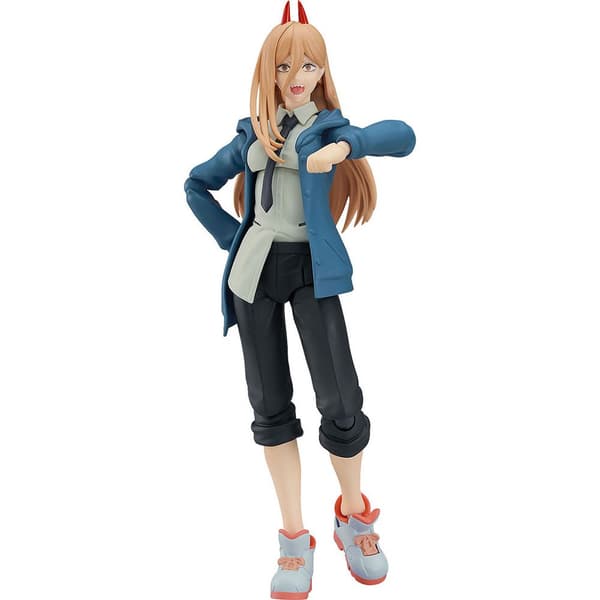 Max Factory Figma Power Chainsaw Man-figur 15 Cm Beige