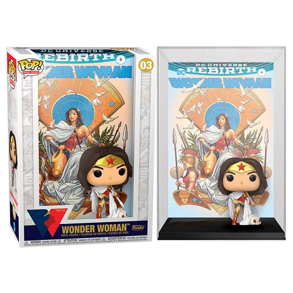 Funko Pop Comic Cover Dc Comics Wonder Woman Figure Flerfarvet