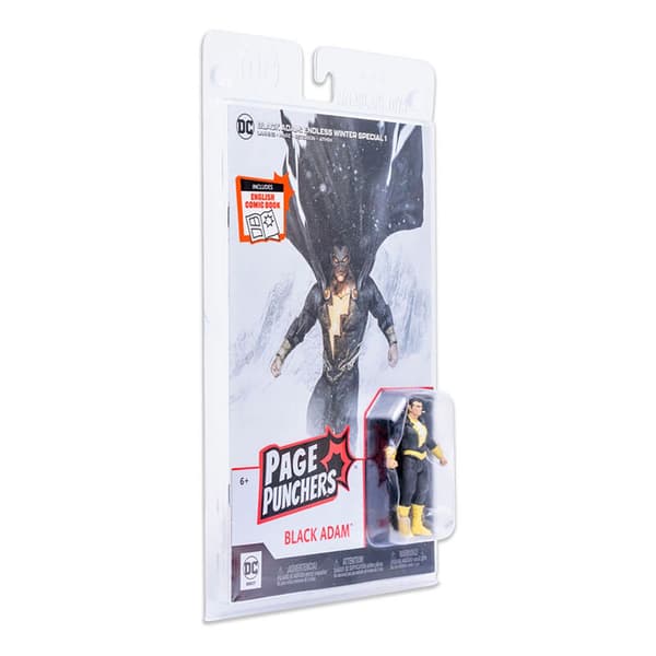 Mcfarlane Toys Black Adam + Endless Dc Comics -sarjakuvahahmo 7 Cm Musta