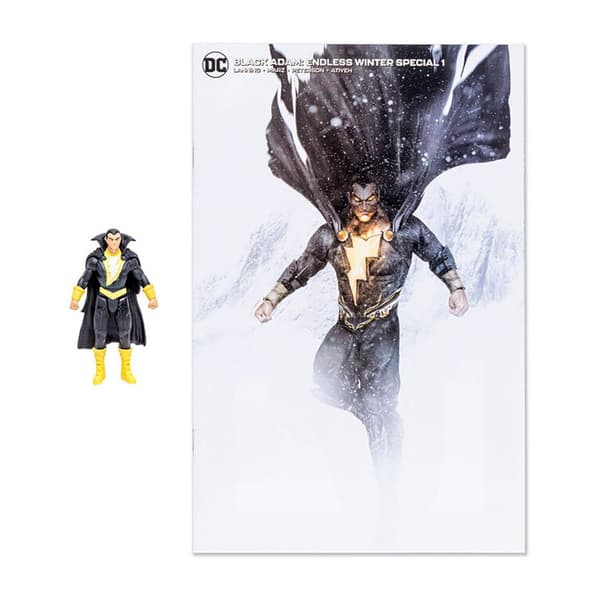 Mcfarlane Toys Black Adam + Endless Dc Comics -sarjakuvahahmo 7 Cm Musta