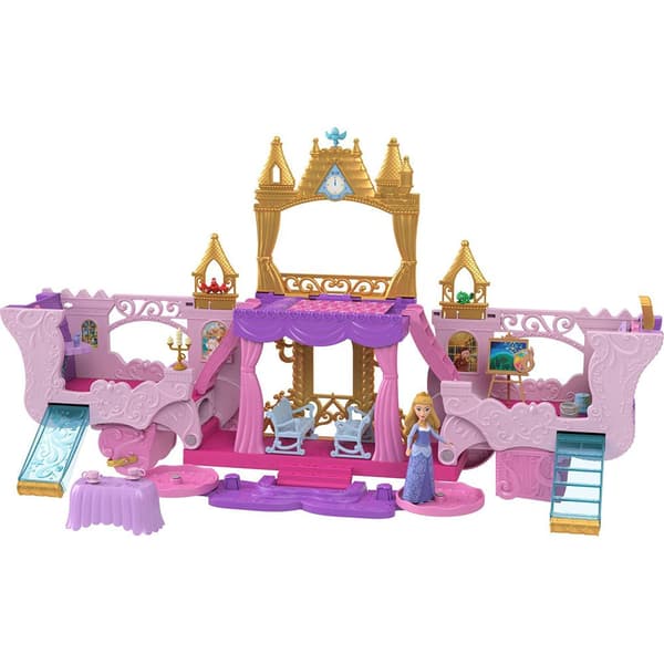 Mattel Zestaw Disneya Karoca-zamek 2w1 Hwx17) Figur