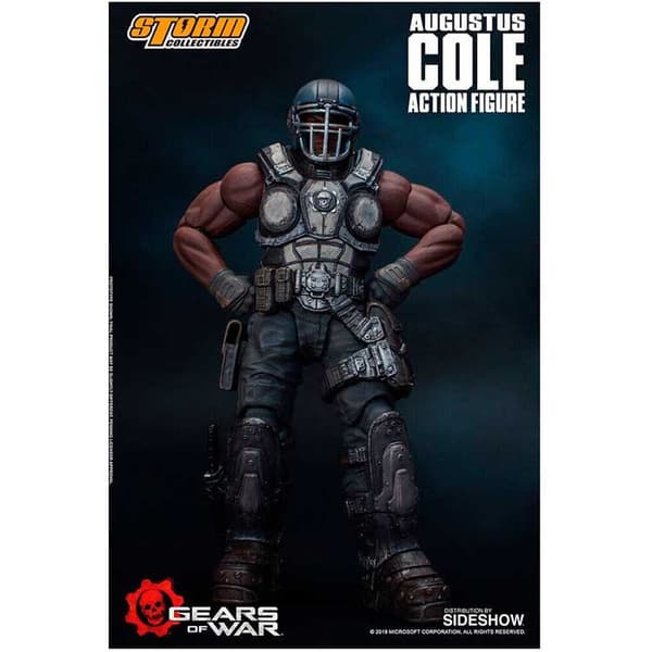 Sideshow Gears Of War Action Augustus Cole-figur