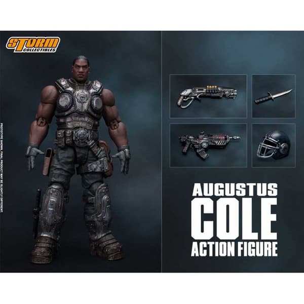 Sideshow Gears Of War Action Augustus Cole-figur