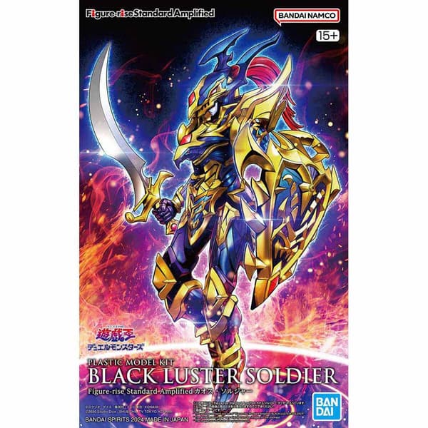 Bandai Förstärkt Yu-gi-oh! Black Luster Soldier-figur