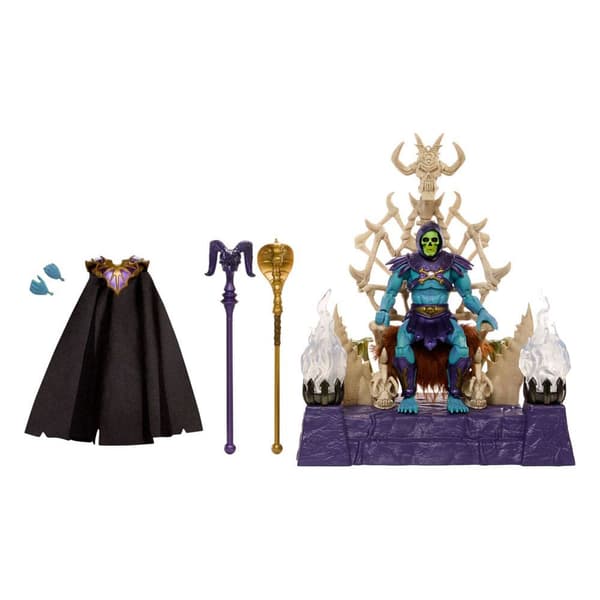 Mattel Masters Of The Universe: New Eternia Masterverse Action Skeletor & Throne-figur 18 Cm