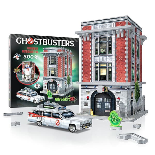 Wrebbit Ghostbusters Barracks Pulmapeli 3d 500 Kappaletta Monivärinen