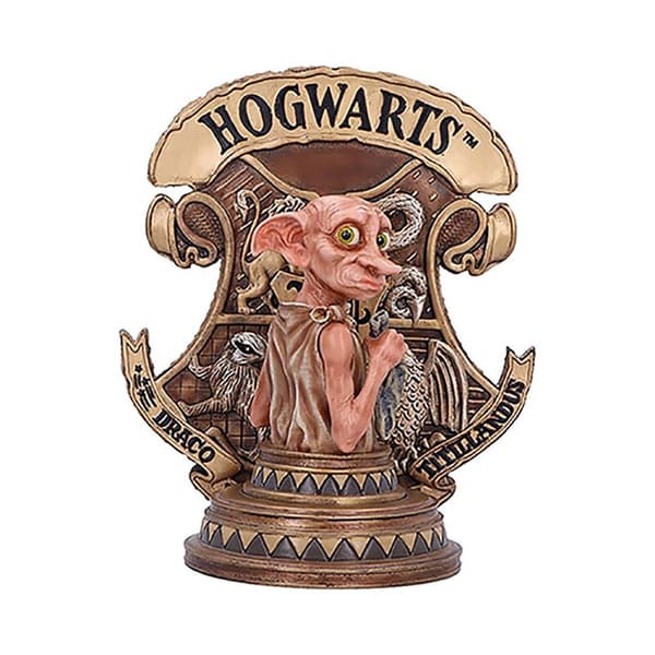 Nemesis Now Dobby Bogstøtte 20 Cm Gylden