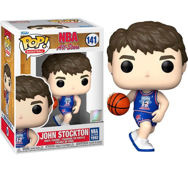 Funko Figur Pop Nba All Star John Stockton 1992 Flerfärgad