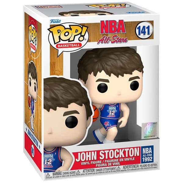 Funko Figur Pop Nba All Star John Stockton 1992 Flerfärgad