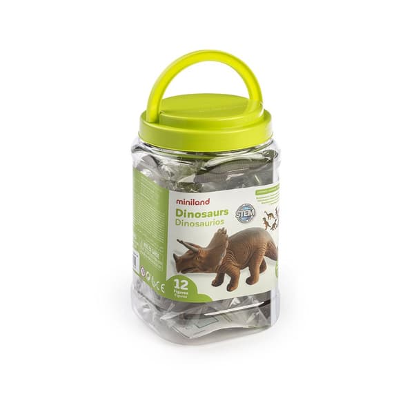 Miniland Dinosaurs Dyrefigurer 12 Enheder Flerfarvet