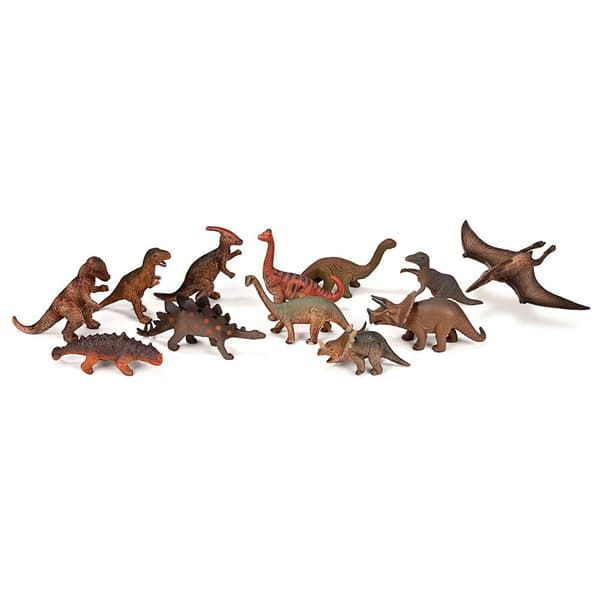 Miniland Dinosaurs Dyrefigurer 12 Enheder Flerfarvet
