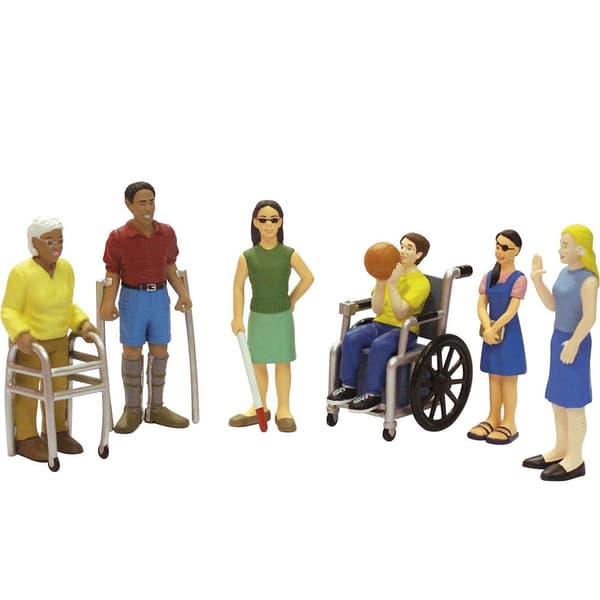 Miniland Figurer Med Funktionel Diversitet Flerfarvet