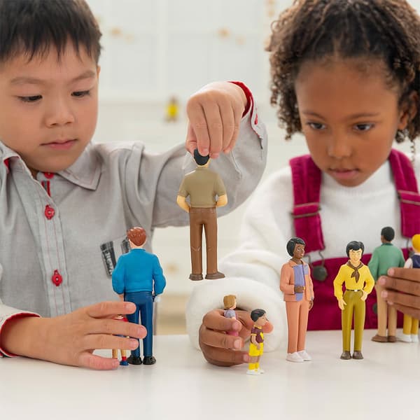 Miniland Etnisk Diversitetstal Flerfarvet