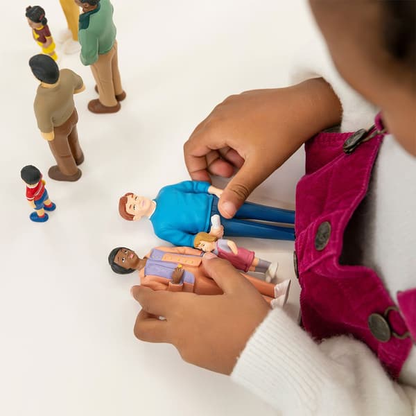 Miniland Etnisk Diversitetstal Flerfarvet
