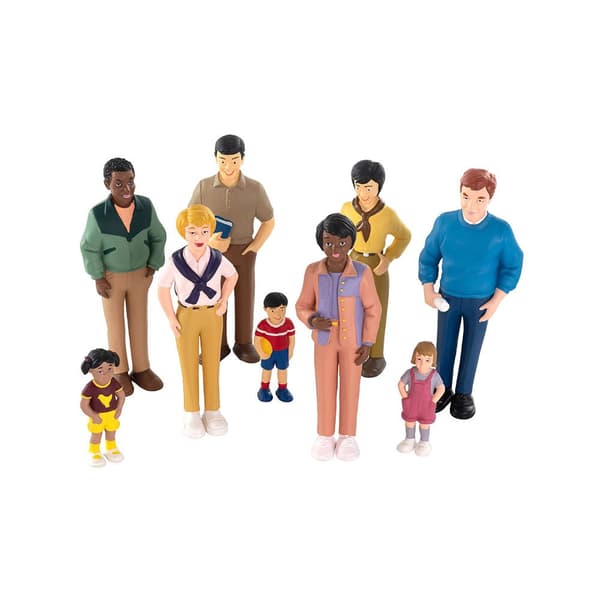 Miniland Etnisk Diversitetstal Flerfarvet