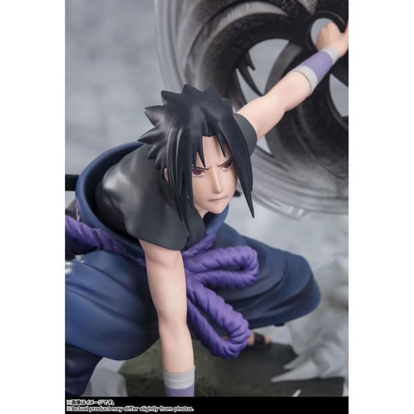 Bandai Tamashii Nations Naruto Shippuden Extra Battle Pvc Sasuke Uchiha The Light & Dark Of The Mangekyo Sharingan 20 Cm Statue