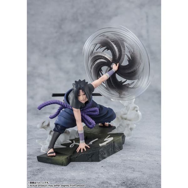 Bandai Tamashii Nations Naruto Shippuden Extra Battle Pvc Sasuke Uchiha The Light & Dark Of The Mangekyo Sharingan 20 Cm Statue