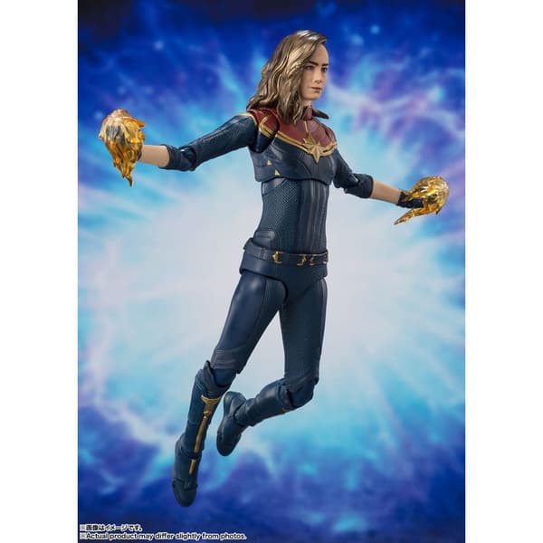 Bandai Tamashii Nations The Marvels Sh Action Captain Marvel 15 Cm Figur
