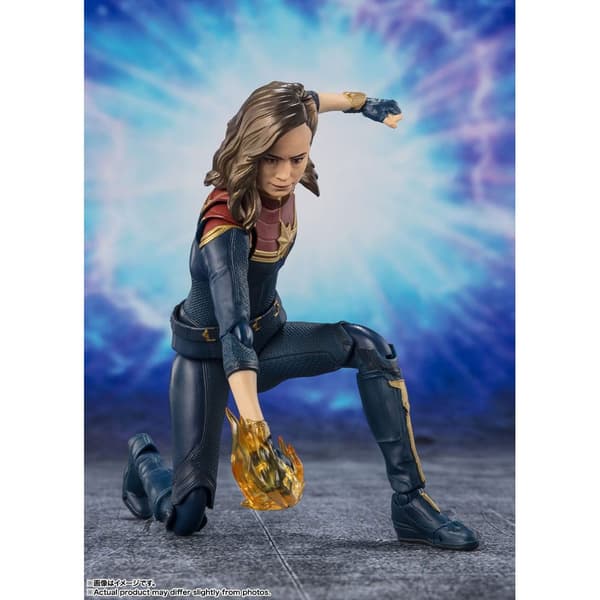 Bandai Tamashii Nations The Marvels Sh Action Captain Marvel 15 Cm Figur