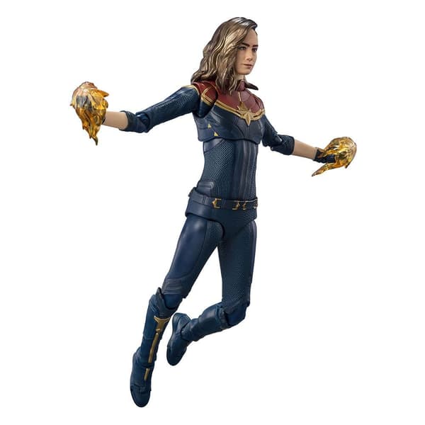 Bandai Tamashii Nations The Marvels Sh Action Captain Marvel 15 Cm Figur