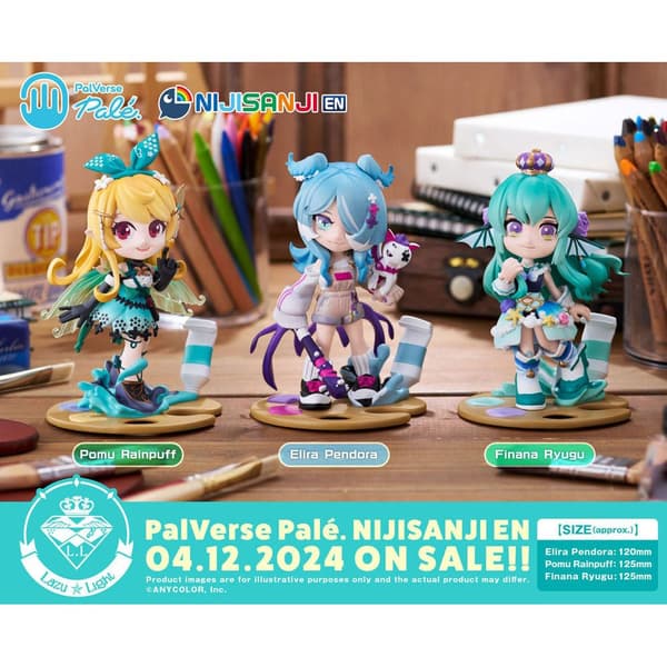 Bushiroad Nijisanji Palverse Pvc Finana Ryugu 12 Cm Statue
