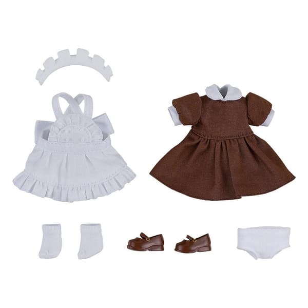 Good Smile Company Original Character For Nendoroid Doll Outfit Set: Maid Outfit Mini Brown Figur