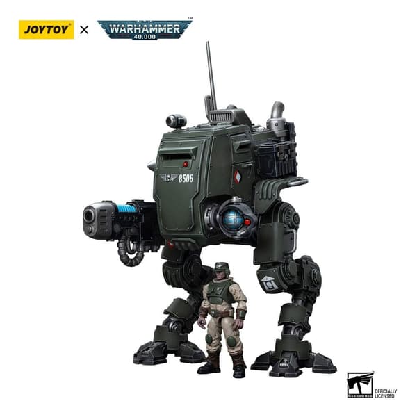 Joy Toy Warhammer 40k Action 1/18 Astra Militarum Cadian Armoured Sentinel 12 Cm Figur